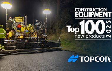 Construction Equipment відзначило дорожні рішення Topcon Positioning Systems у рейтингу «Top 100 Products of 2025»