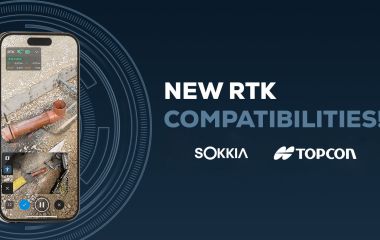 PIX4Dcatch тепер інтегрований з GNSS  SOKKIA GCX3 та TOPCON HiPer CR.