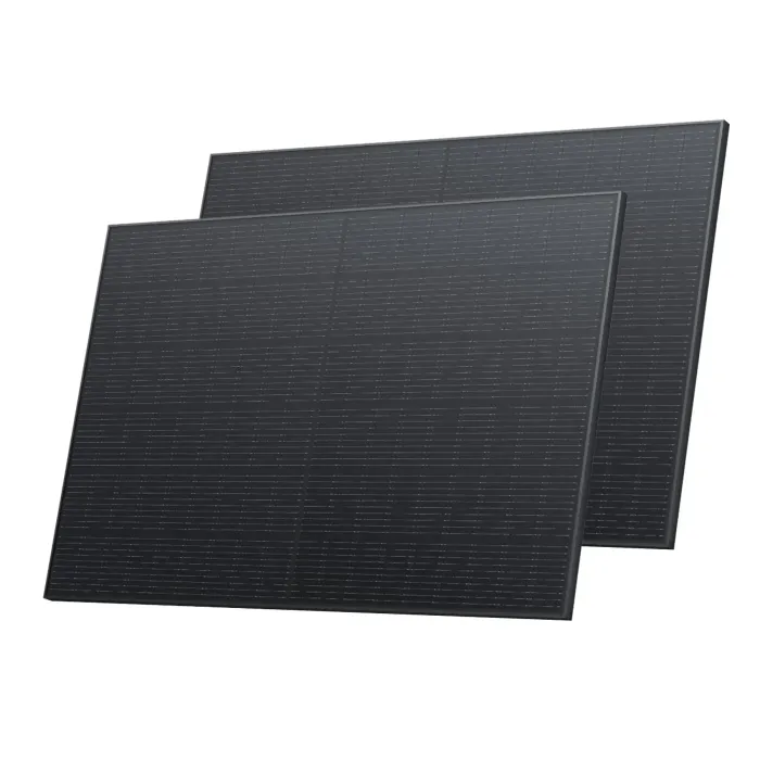 Набір сонячних панелей EcoFlow 2*400 Solar Panel Стаціонарні ZPTSP300-2-AKIT-4