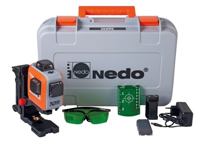 Лазерний нівелір NEDO X-Liner 3D green