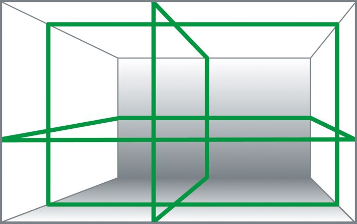 Лазерний нівелір NEDO X-Liner 3D green