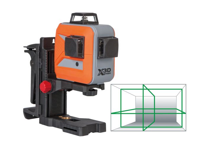 Лазерний нівелір NEDO X-Liner 3D green