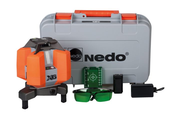 Лазерний нівелір NEDO X-Liner 6 green