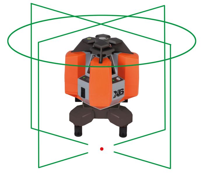 Лазерний нівелір NEDO X-Liner 6 green