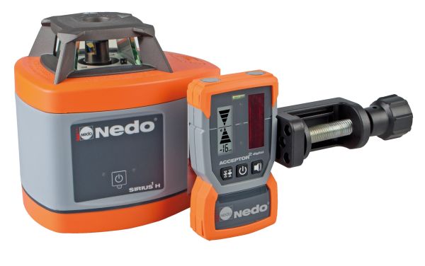 Ротаційний нівелір NEDO SIRIUS 1H + ACCEPTOR 2 471933