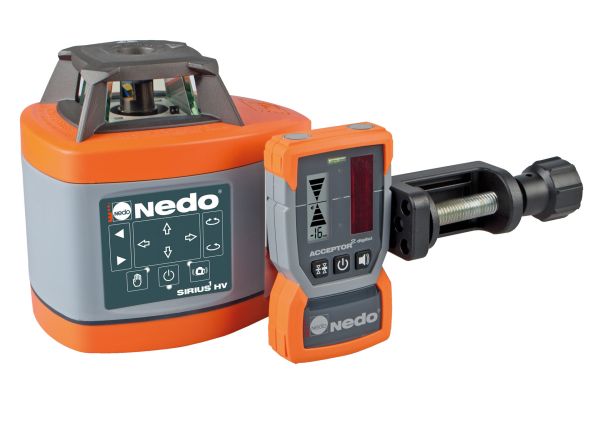 Ротаційний нівелір NEDO SIRIUS 1HV + ACCEPTOR 2 471945