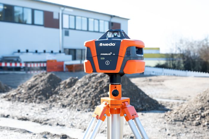 Ротаційний нівелір NEDO PRIMUS 3H + ACCEPTOR MAXX 472110