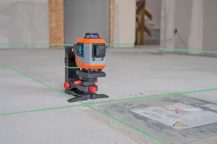 Лазерний нівелір NEDO X-Liner 4D green 460883