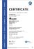 Сертифікат калібрування виробника для Winkeltronic / LaserWinkeltronic 399554