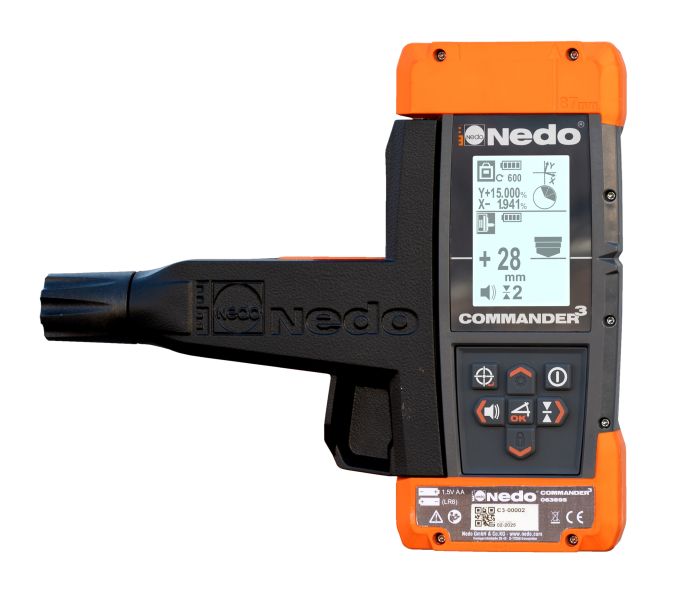 Ротаційний нівелір NEDO PRIMUS 3 H2N + COMMANDER 3 472140