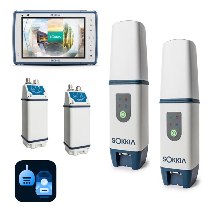 RTK SOKKIA GCX3 (база/ровер) + R4S-BT + SHC6400 (128GB)+ TF
