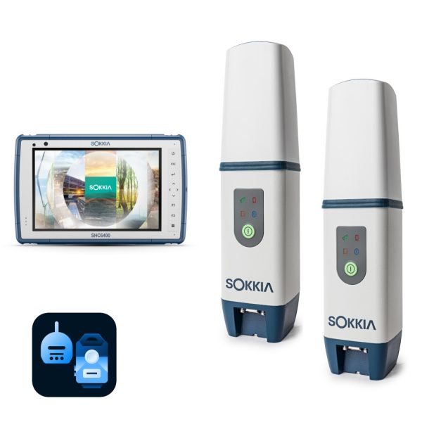 RTK SOKKIA GCX3 (база/ровер) + SHC6400 (128GB) + TF