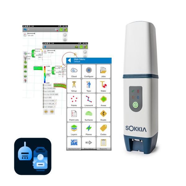 RTK ровер SOKKIA GCX3 + TOPCON Field для Android (12 місяців)