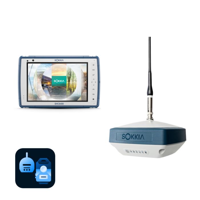 RTK ровер SOKKIA GRX3 (ALLSIG, GSM/UHF/Long-Range Bluetooth) + SHC6400 (128GB)+ MF