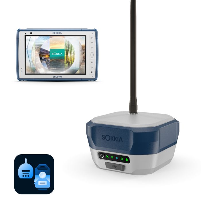 RTK ровер SOKKIA GRX5 (ALLSIG, GSM/UHF/Long-Range Bluetooth) + SHC6400 (256GB)+ MF