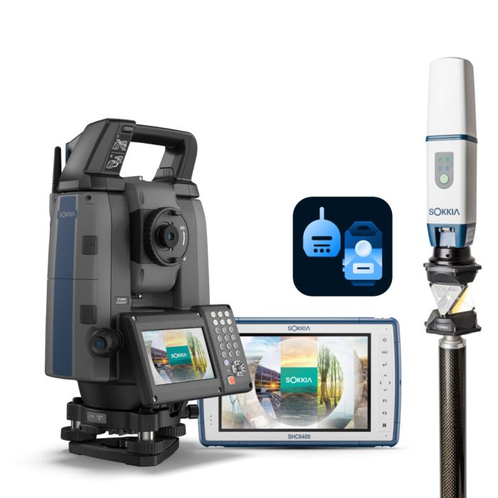 Інтегрована система GNSS GCX3 та роботизованого тахеометра iX-705