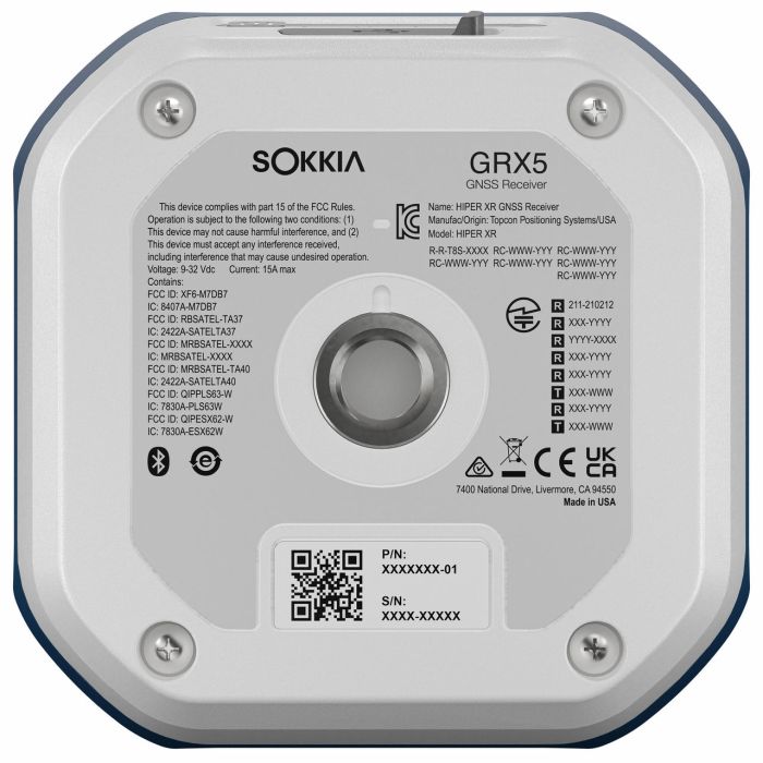 RTK ровер SOKKIA GRX5 (ALLSIG, GSM/UHF/Long-Range Bluetooth) + Topcon Field Mobile