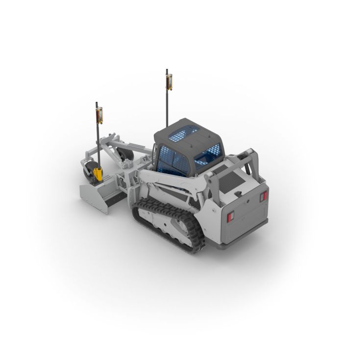 2D-MC Mobile DUAL LASER Система управління для компактних гусеничних або фронтальних навантажувачів