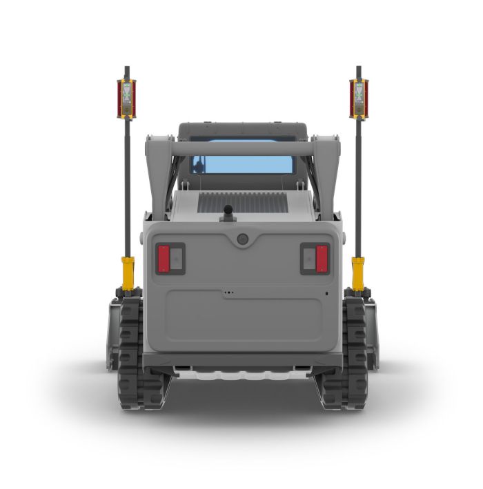 2D-MC Mobile DUAL LASER Система управління для компактних гусеничних або фронтальних навантажувачів